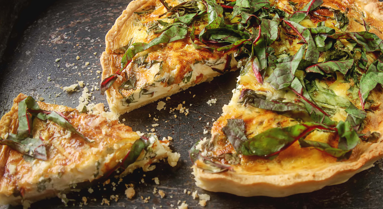 Würzige Spinattorte  