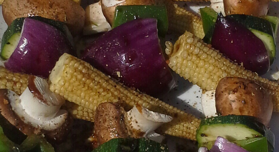 Mediterraner Gemüsespieß