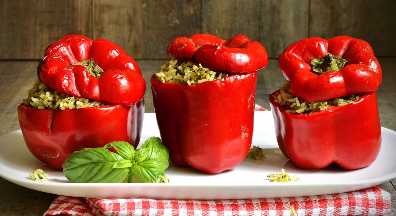 Gefüllte Paprika