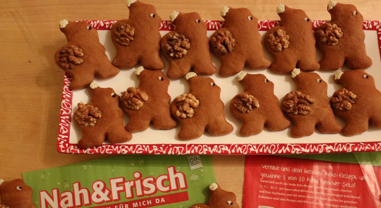 Lebkuchenkeks-Nikoläuse