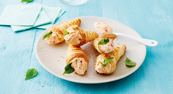 Philadelphia Blätterteig- Hörnchen