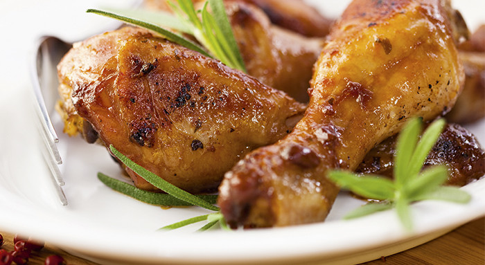 Würzige Hühnerkeulen