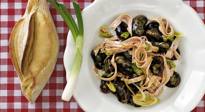 Käferbohnensalat mit Kalbspariser