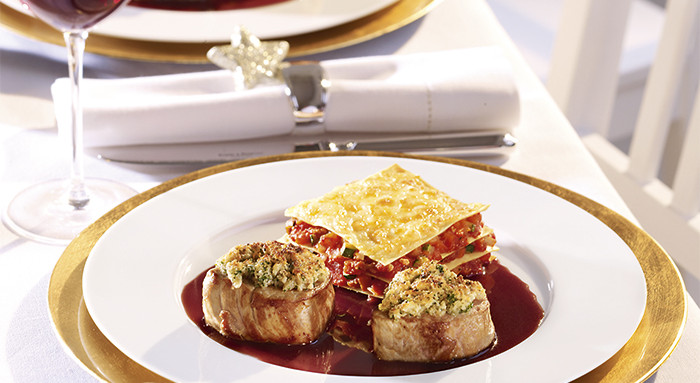 Gemüselasagne mit Sugo Basilikum