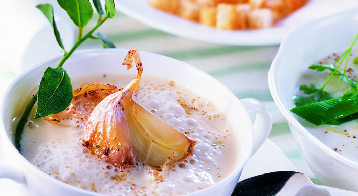 Knoblauchcremesuppe