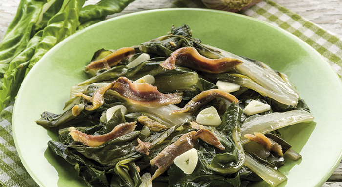 Mangoldgemüse mediterrane Art