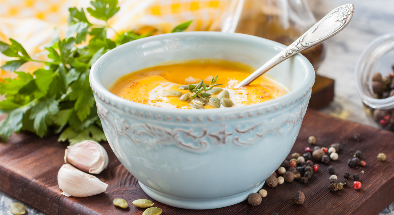 Kürbiscremesuppe
