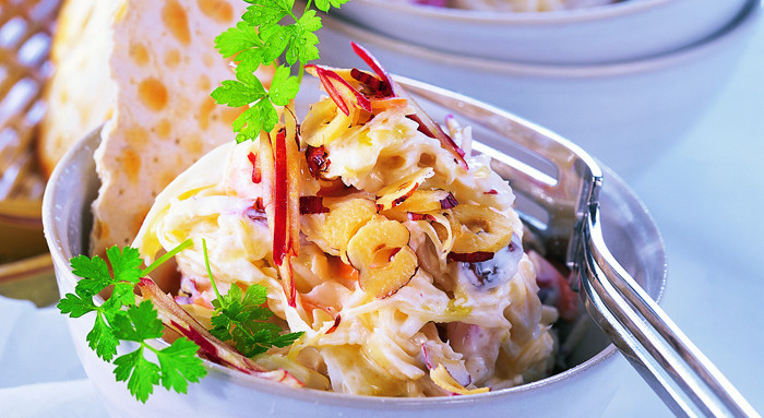 Sauerkraut Müsli mit Apfel