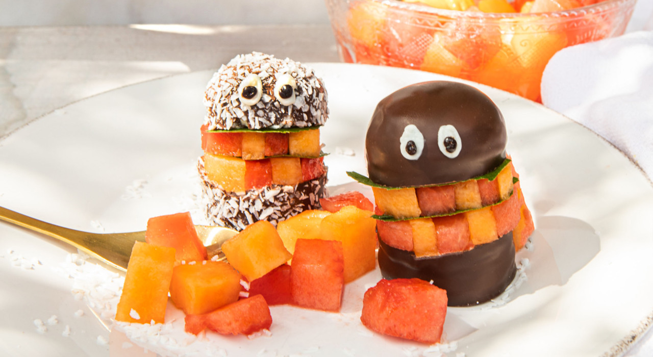 Schwedenbomben Melonen Dessert