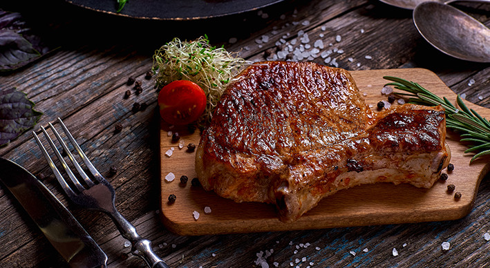 Würzige Schweinekoteletts