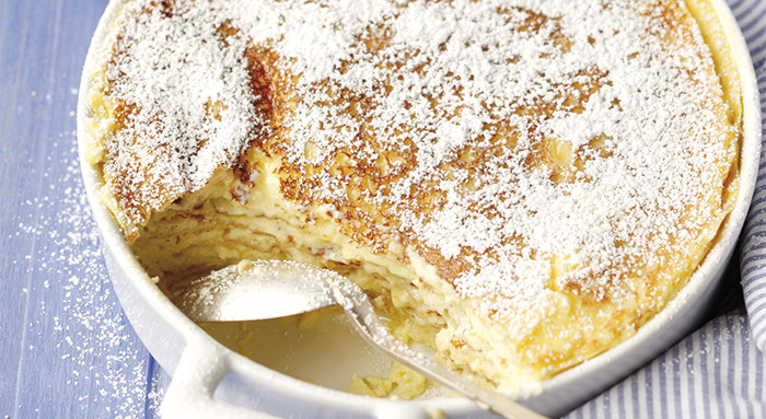 Palatschinken-Auflauf mit Topfenfülle