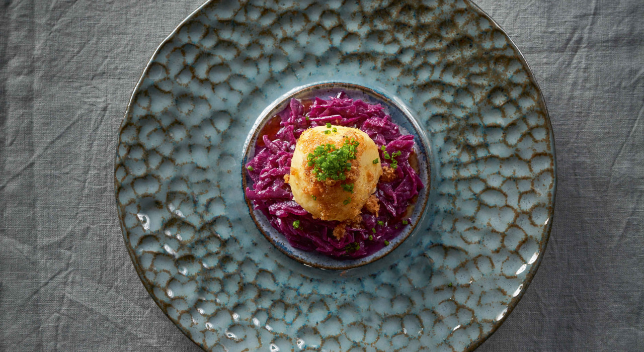 Kartoffelteig-Fischknödel