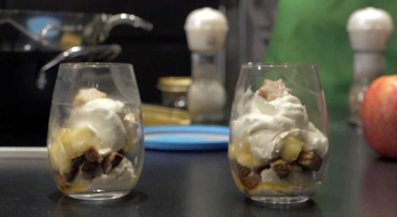 Apfel Lebkuchencreme