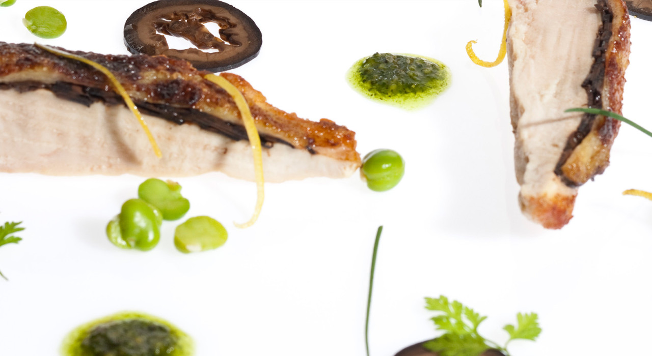 Gebratene Steirerhendlbrust gefüllt mit Fink´s Schwarzer Nuss