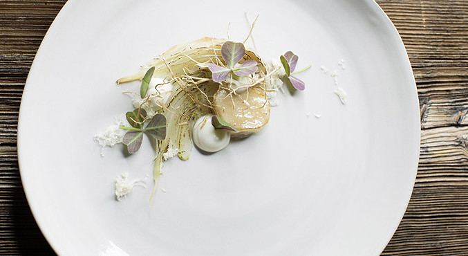 Fenchel im Salzteig, Ochsen Mark, Krenmayo