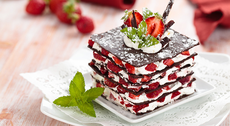 Schoko Erdbeer Türmchen