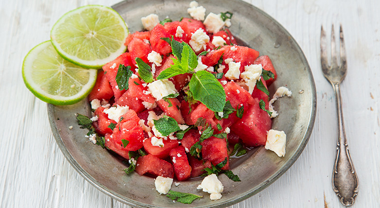 Wassermelonensalat mit Feta