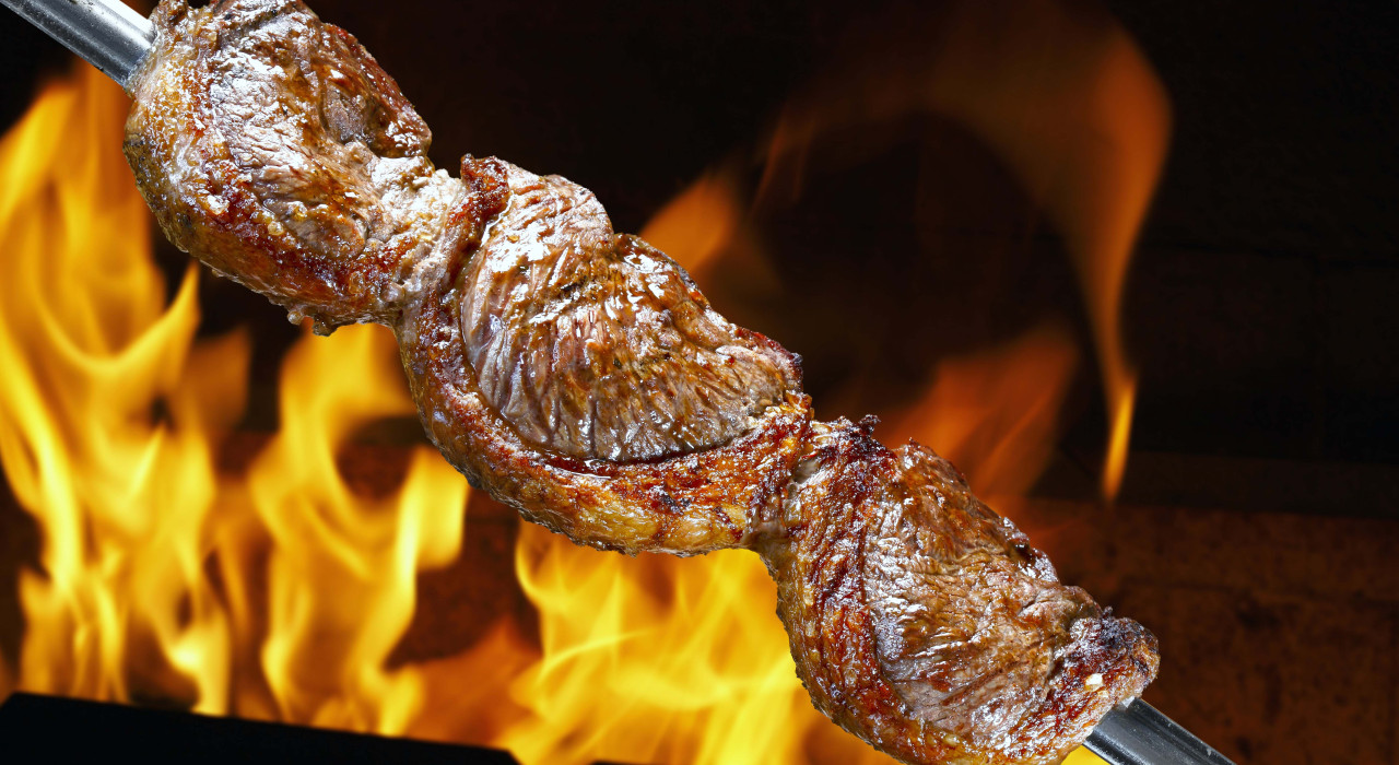 Südamerikanische Rinder Spieße