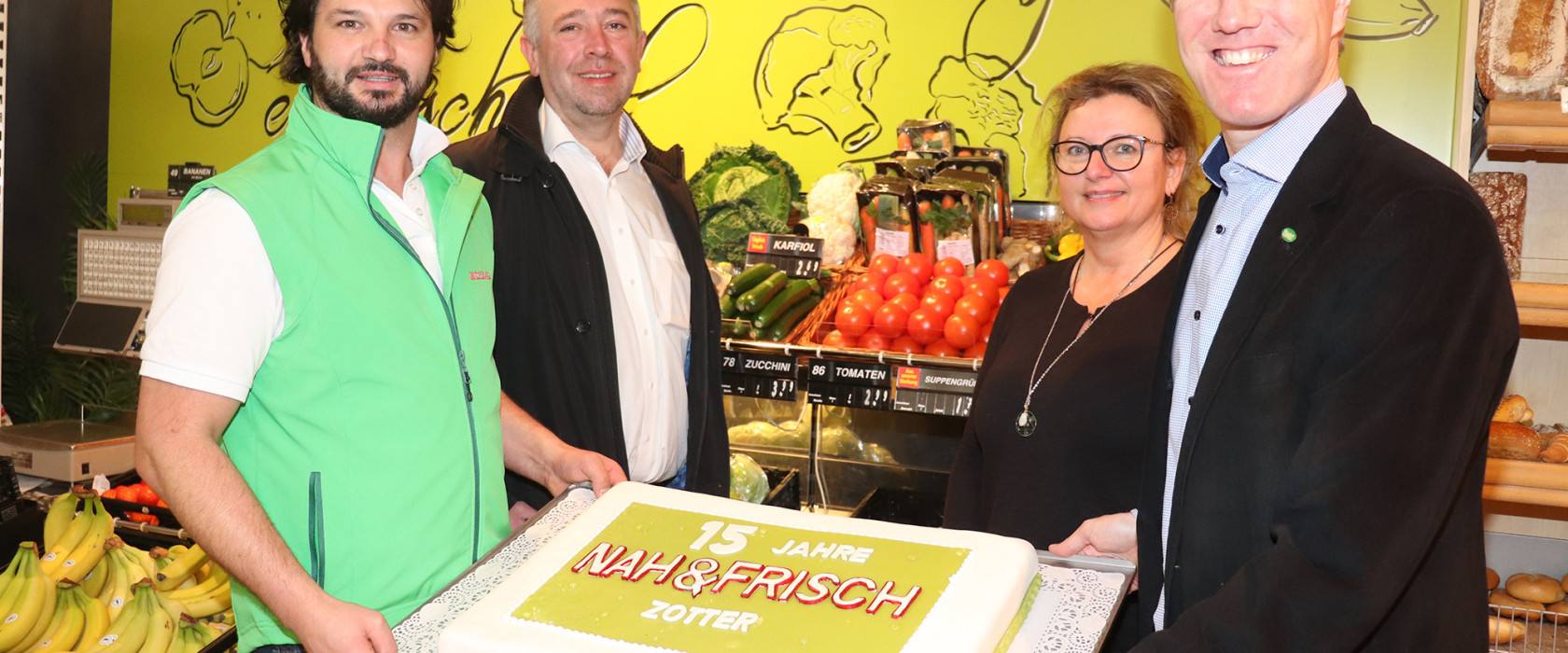 15-jähriges Jubiläum Nah&Frisch Zotter