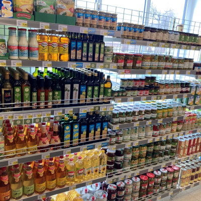 Essig, Öl / Sauergemüse / Obst- und Gemüsekonserven