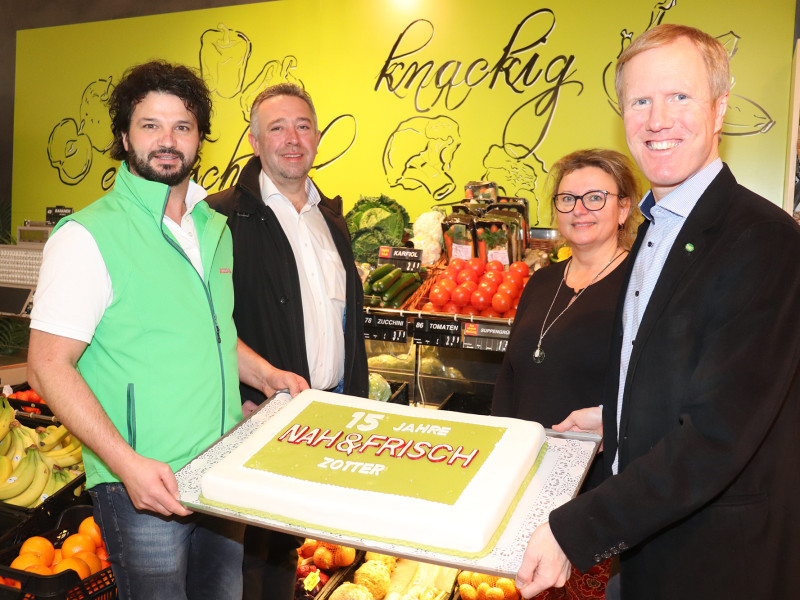 15-jähriges Jubiläum Nah&Frisch Zotter
